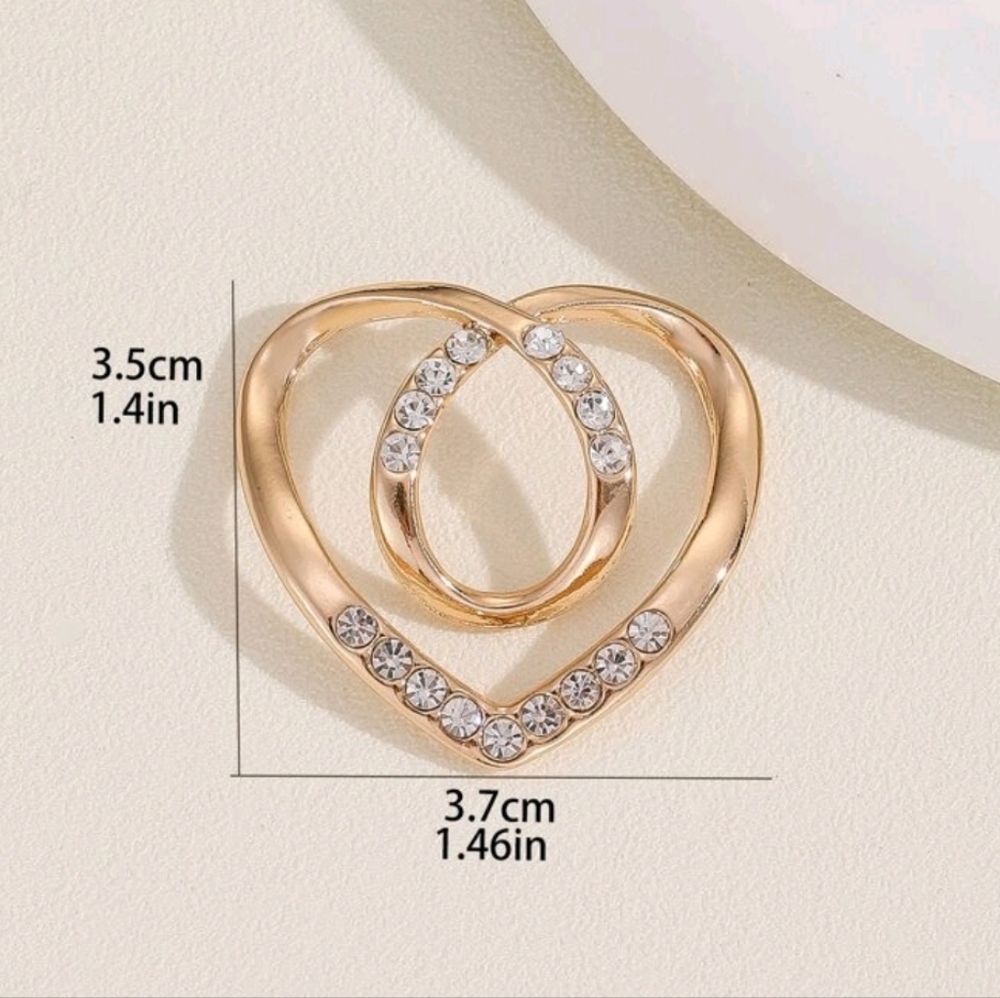 Multifunctional Silk Scarf Buckle ,holder. - Picture 2 of 4